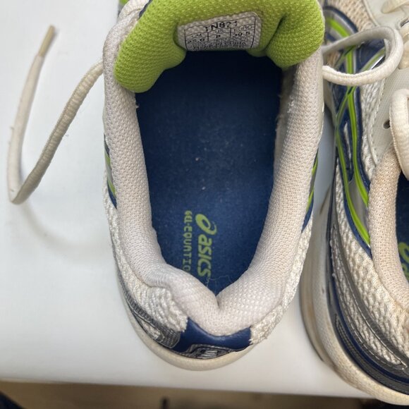 Y2K Asics Shoes Gel Equation 2 Running Sneakers TN871 Neon Green / Blue Wom 8 US - Picture 11 of 16